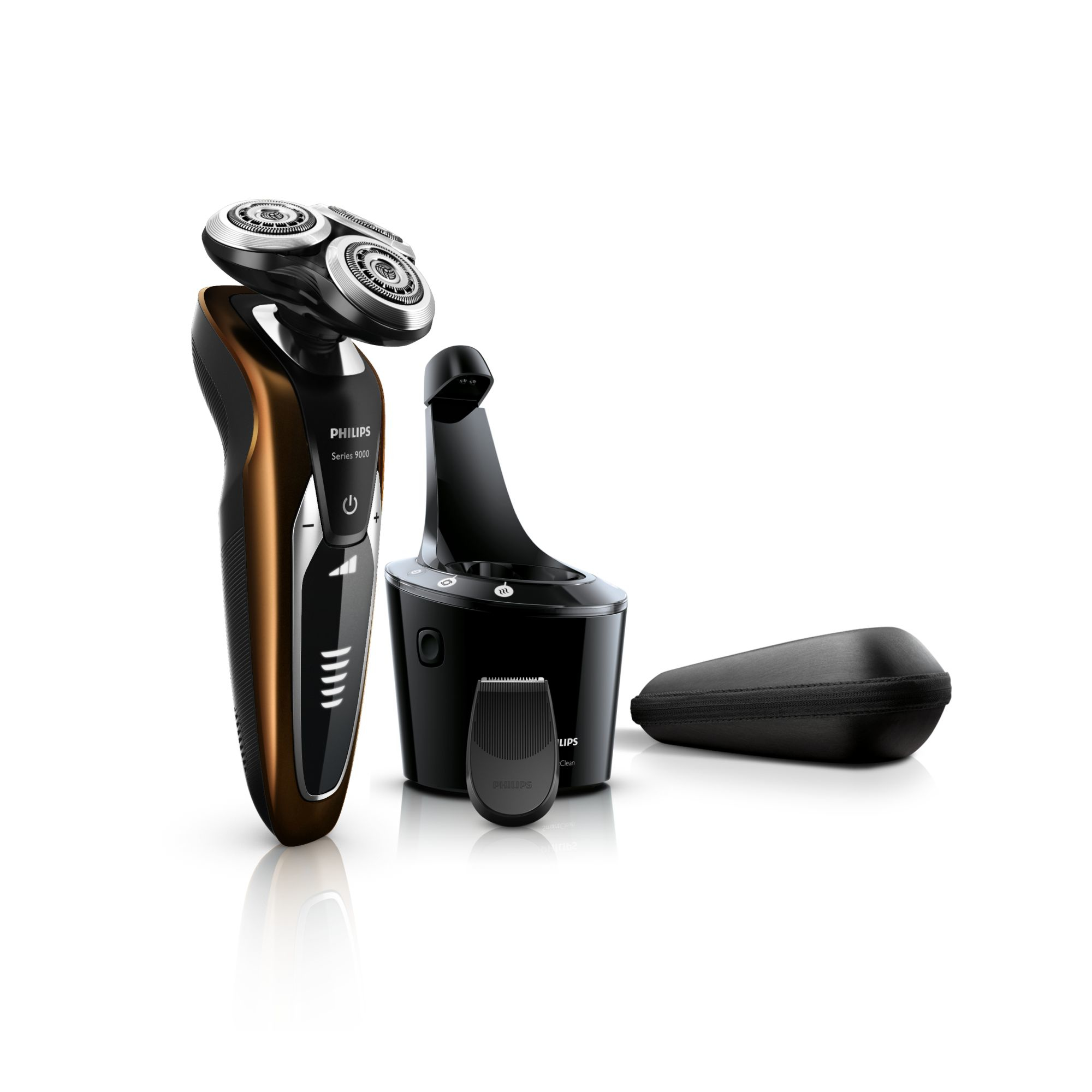 philips shaver series 9000 s9511/63 男用剃刀 精确修剪器 黑色