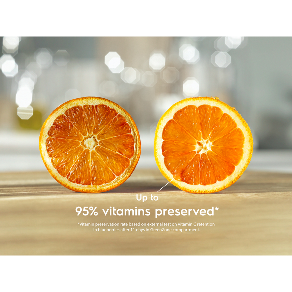 Il cassetto GreenZone+ aiuta a preservare le vitamine di frutta e verdura