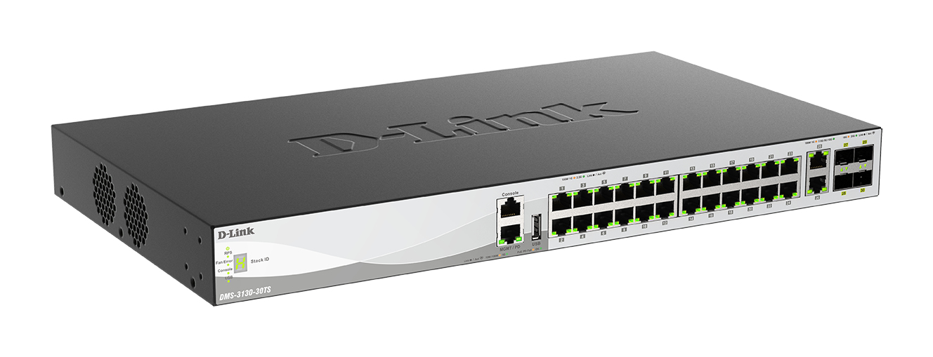 30-Port Layer 3 Stackable...
