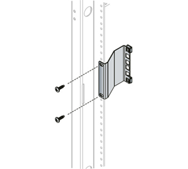 2SP 3"D RACKRAIL RECESSOR