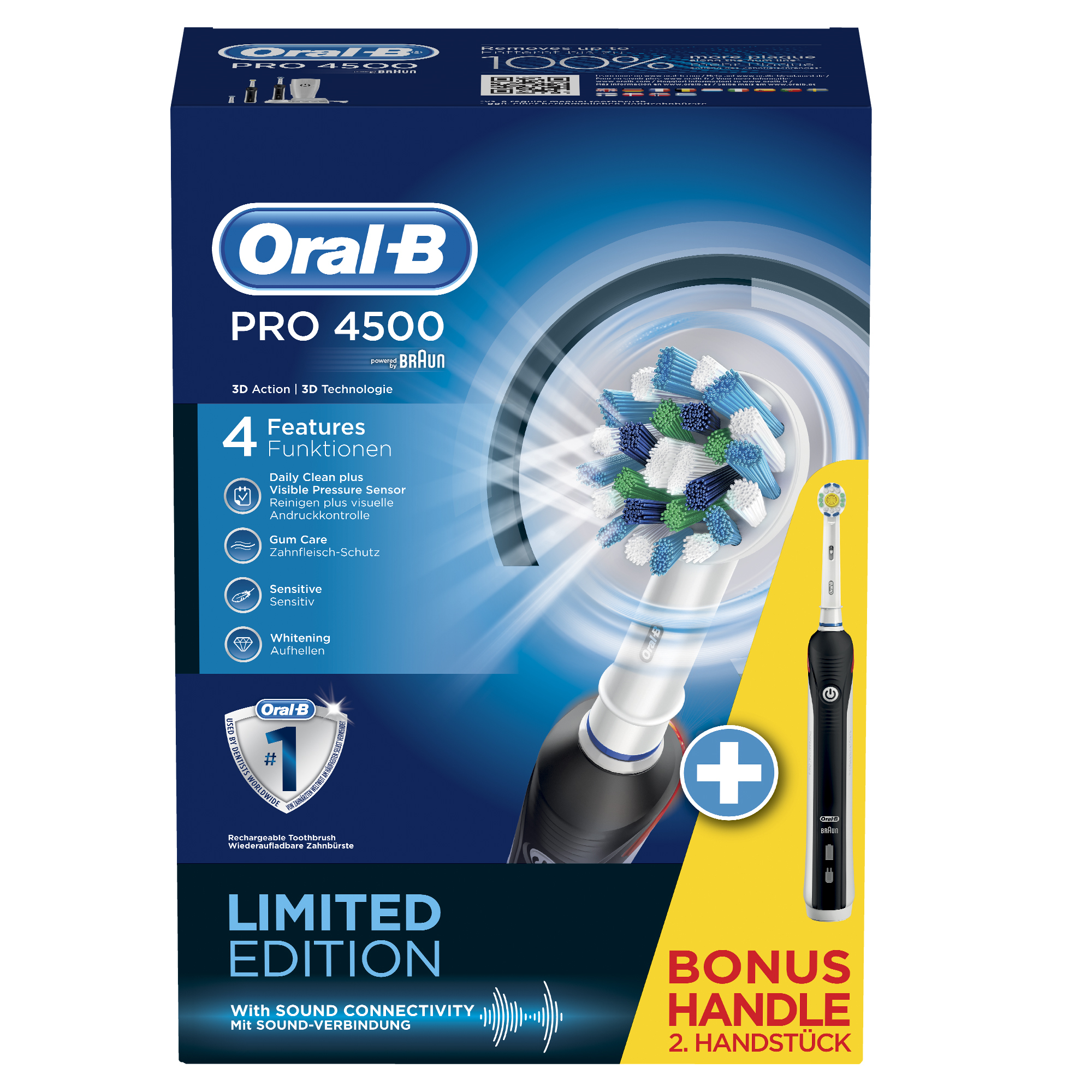 oral b electric toothbrush 4500