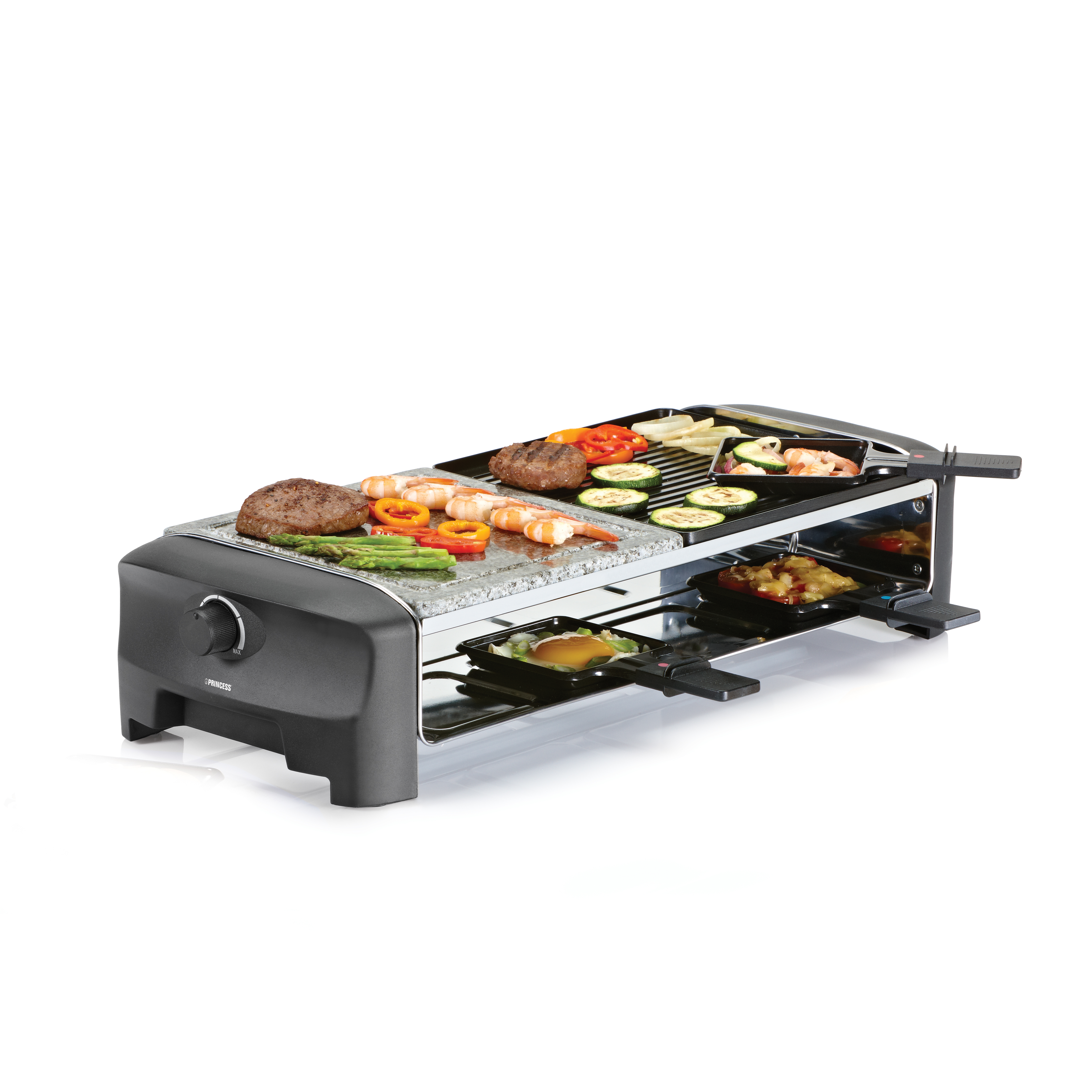 Princess 162820 Raclette Steen Grill Party 8 Persoons 