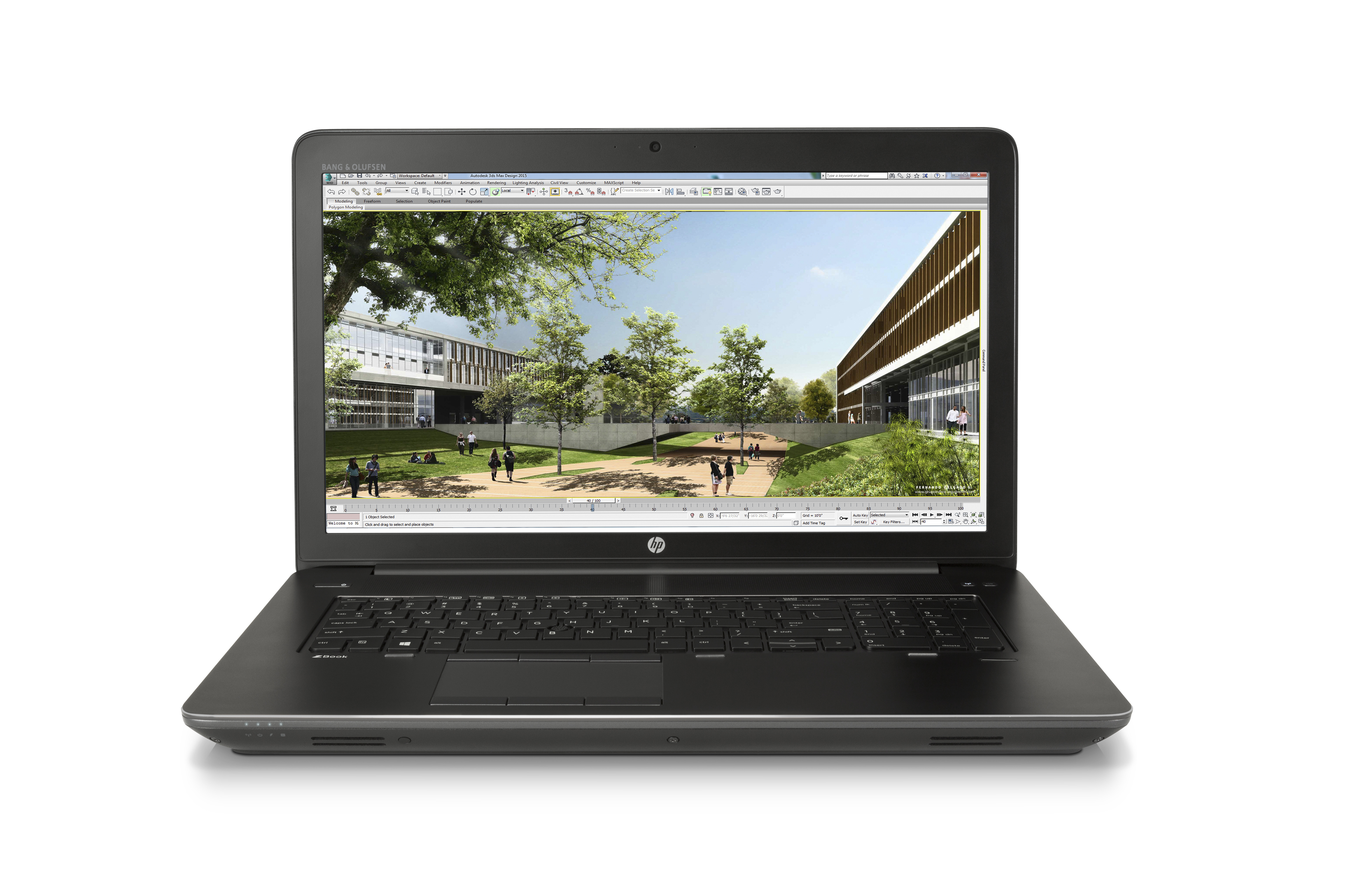 HP ZBook 17 G3 17.3" 16GB Intel i7-6820HQ 256GB SSD Quadro M3000M Laptop - Bild 1 von 1