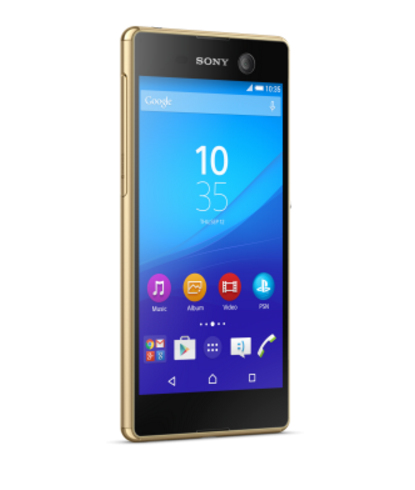 product datasheet sony xperia m5 12 7 cm 5 single sim android 5 0 4g micro usb 3 gb 16 gb 2600 mah gold smartphones 1300 5551