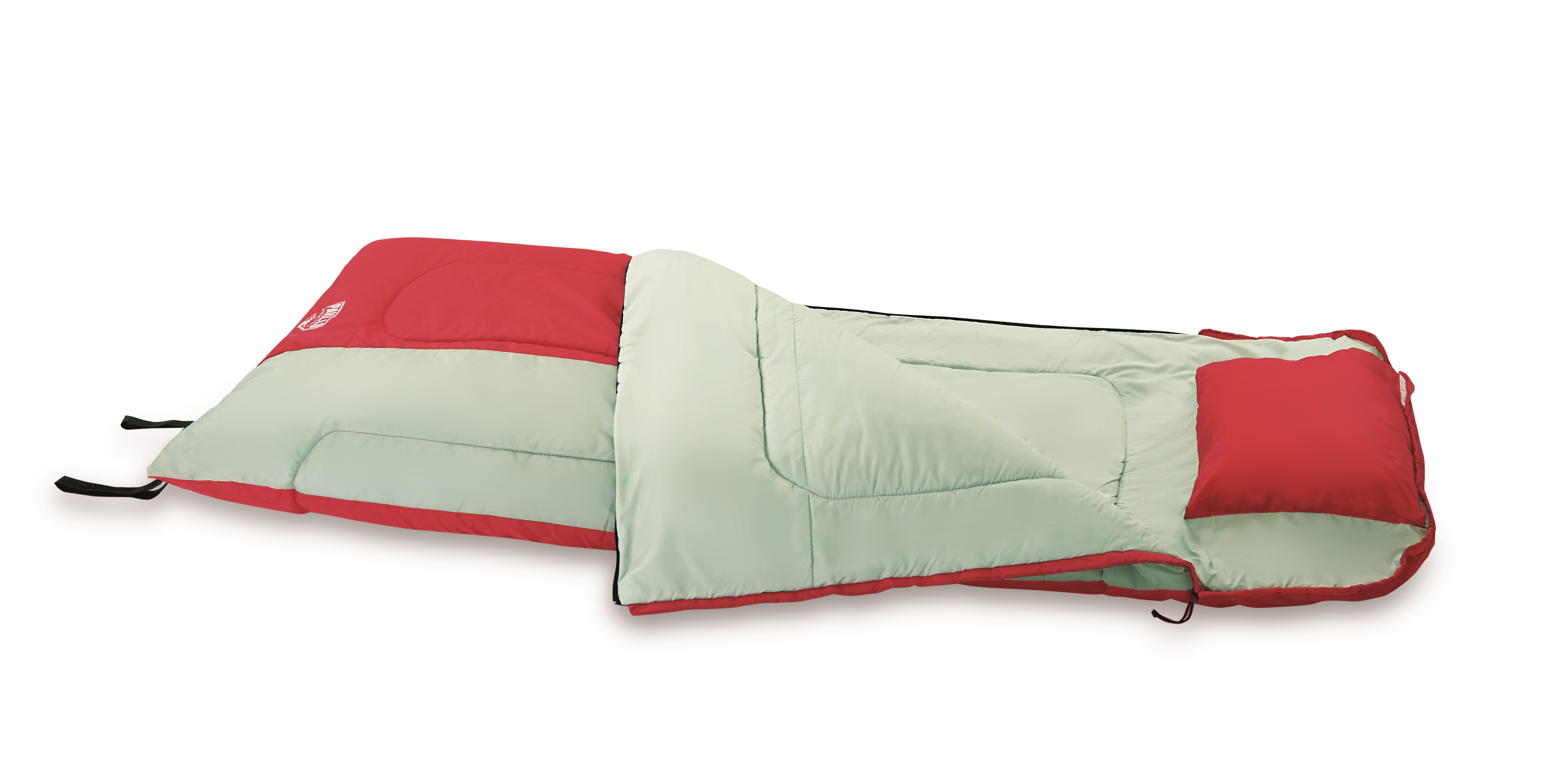 Saco De Dormir Inflável Com Travesseiro Bestway - Vermelho (6942138922523)