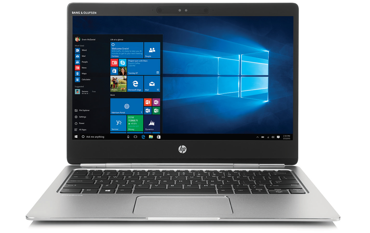 HP EliteBook Folio G1 12.5" 8GB Intel m5 m5-6Y54 256GB SSD Win 10 Pro Laptop - Bild 1 von 1