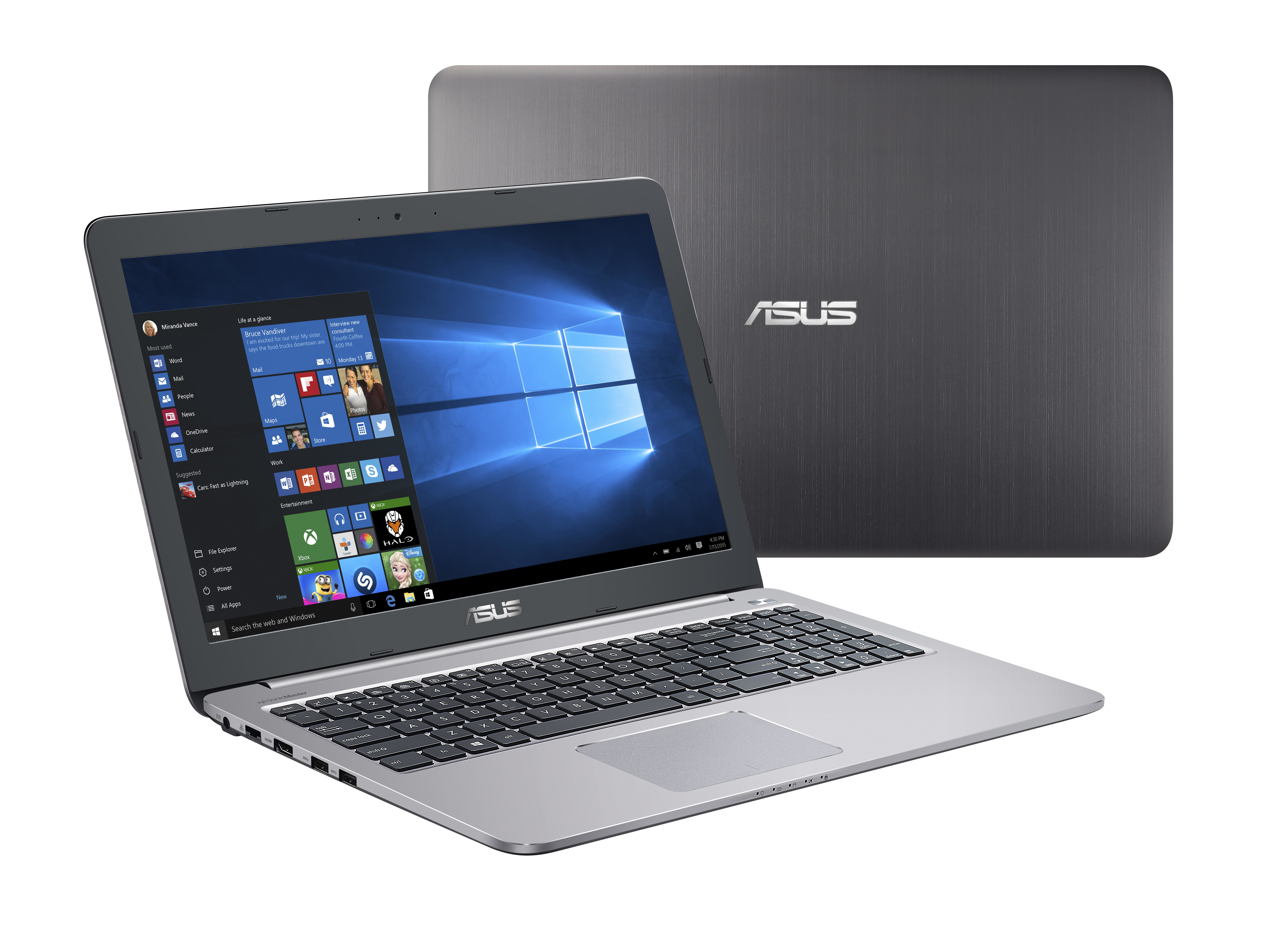 ASUS K501UX-FI277T 15.6" 16GB i7-6500U 256GB SSD Win 10 GTX 950M Gaming Laptop - Afbeelding 1 van 1
