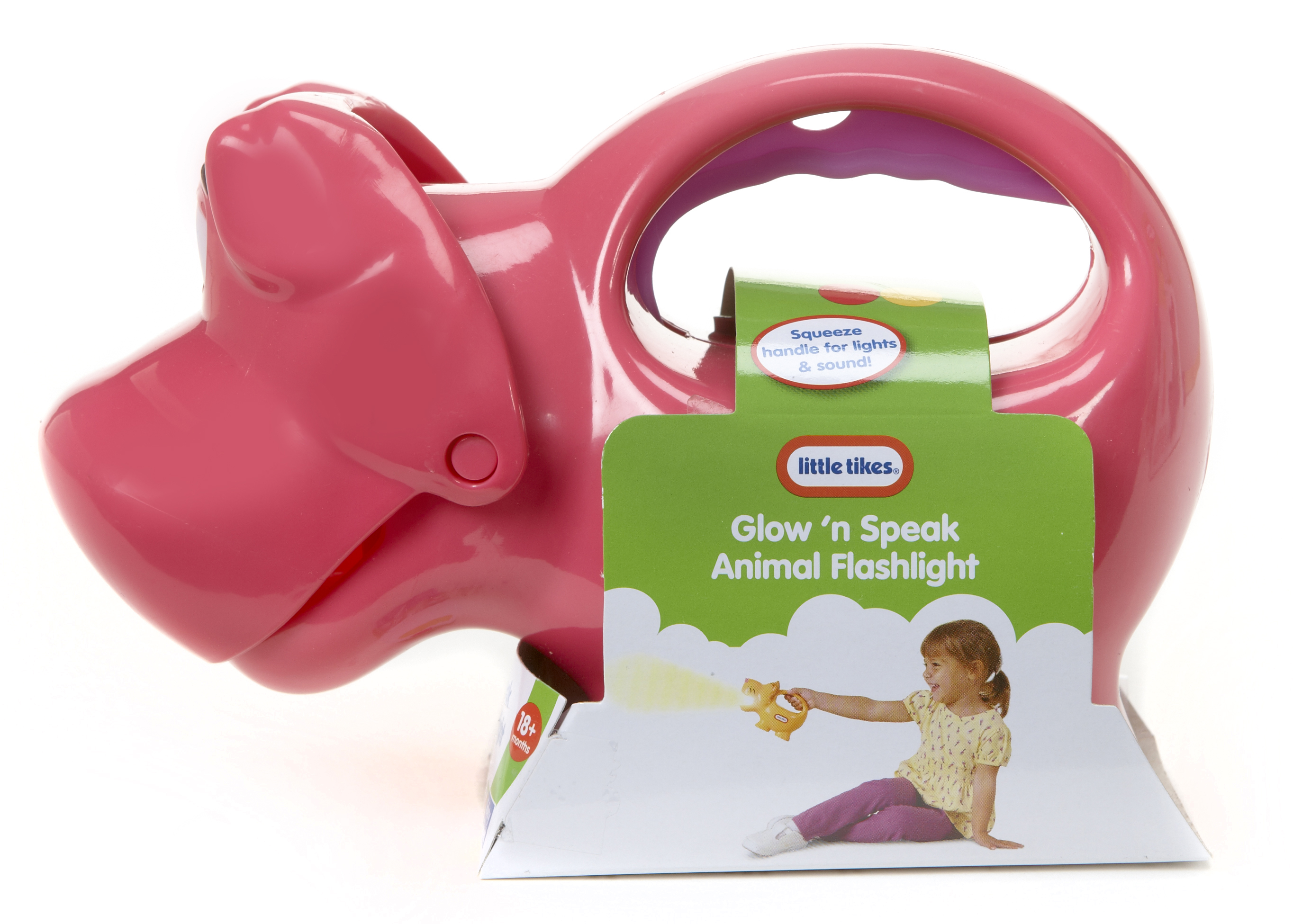 little tikes glow n speak animal flashlight