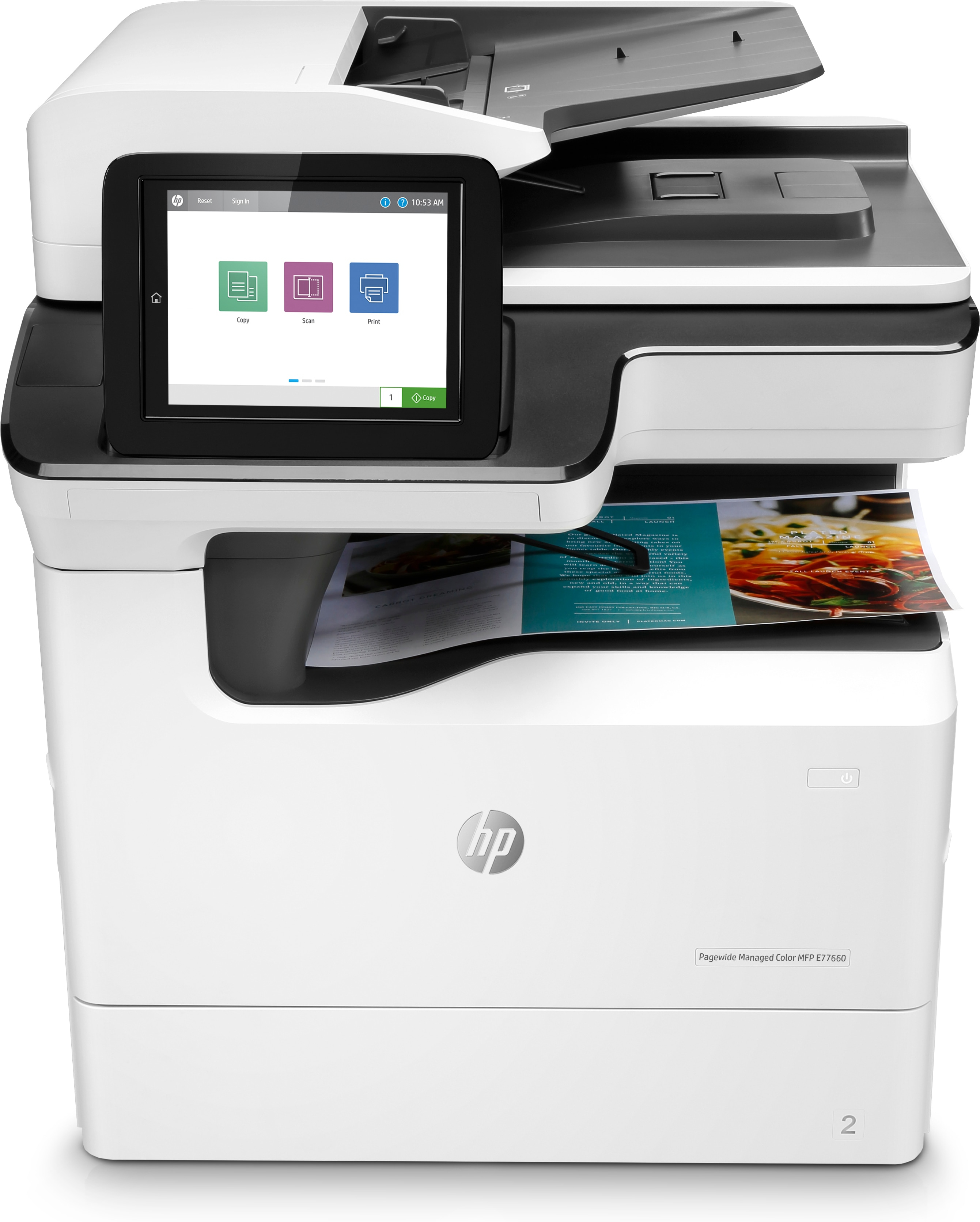 PageWide Managed Color MFP E77660dn - Bundle Product 60 ppm