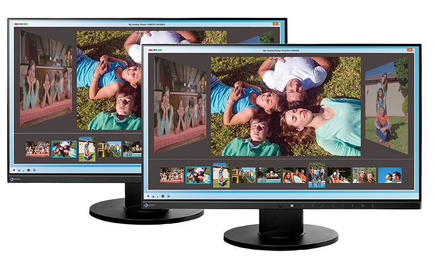 EIZO 2 x EV2450 Swiss Edition 