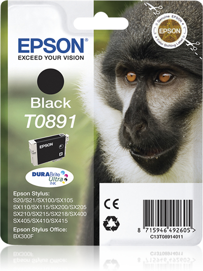 Ink/T0891 Monkey 5.8ml BK SEC