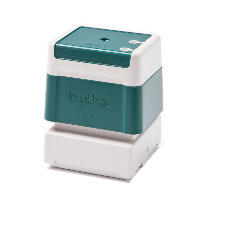 Pack 6 Green self-inking...