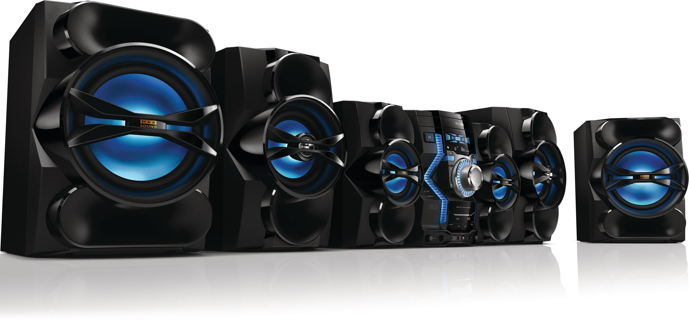 Mini System Philips Fwm9000x-1580w Rms Hi-Fi (8712581634698)