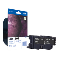 Brother LC-1220BKBP2DR cartuccia d'inchiostro Nero