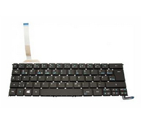 KEYBD.GER.BLACK.BACLIT.W8 - Teclado / ratn -