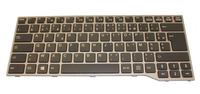 KEYBOARD BLACK W/O TS NORDIC/E - 