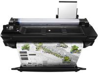 HP Designjet T520 24-in stampante grandi formati Colore 2400 x 1200 DPI Getto termico d'inchiostro A1 (594 x 841 mm) Wi-Fi