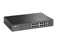 16-Port Gigab. ECO-Switch 19 6935364020613 - TP-Link TL-SG1016D switch Gestionado L2 Gigabit Ethernet (10/100/1000) Negro