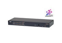 16 port RJ45 KVM Support PS/2 - 8/16 port KVM Switches -  5711045404580