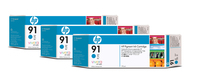 Ink Cyan 775ml. 3-Pack*  C9483A - Ink