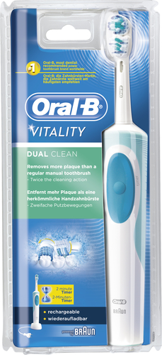 oral b vitality dual clean electric toothbrush