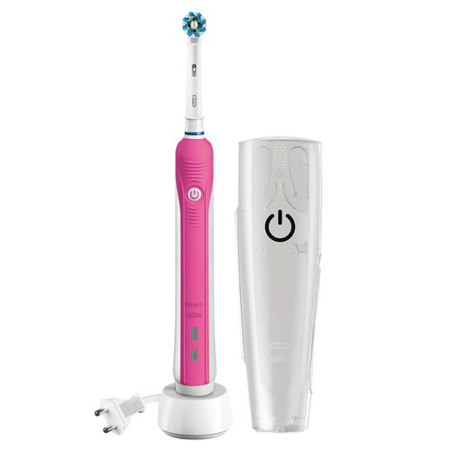 oral b pro pink electric toothbrush