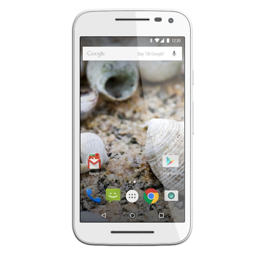 Lenovo Moto G White smartphone