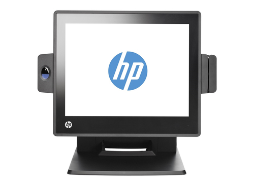 HP RP7 7800 Tout-en-un 3.3GHz i3-2120 15″ 1024 x 768pixels Écran tactile Noir terminal de paiement