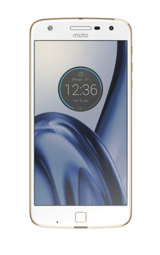 Lenovo Moto Z Play Gold,White smartphone