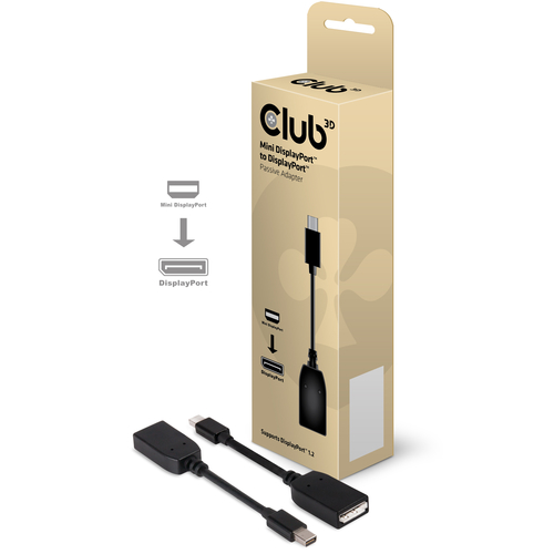 CLUB3D Mini DisplayPort to DisplayPort 1.2 Adapter Cable