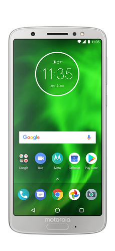 Motorola moto g⁶ Silver smartphone