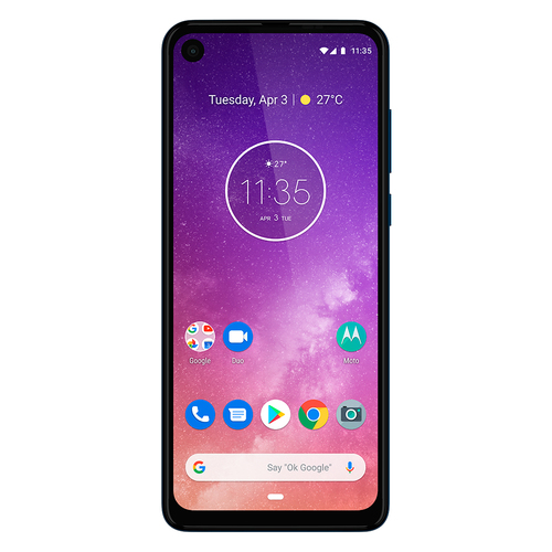 Motorola one vision Blue smartphone