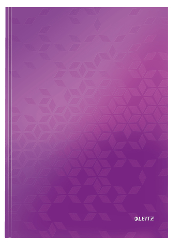 Leitz WOW Notebook A4 squared with hardcover