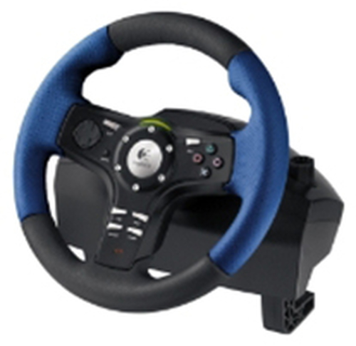 Specs Logitech Driving Force Ex Black Blue Usb 2 0 Steering Wheel Pedals Analogue Digital Playstation 3 Gaming Controllers Ac Dfex