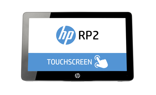 HP RP2 2000 Tout-en-un 2GHz J1900 14″ 1366 x 768pixels Écran tactile Noir terminal de paiement
