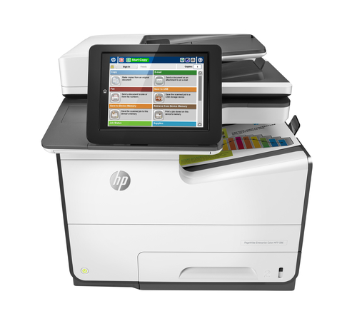 HP Imprimante multifonction couleur PageWide Enterprise 586f