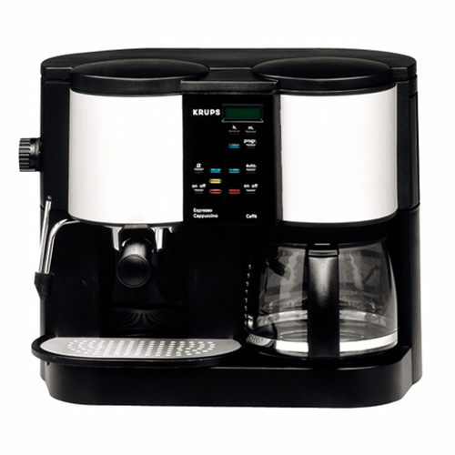 Produktdata Krups Cafepresso Crematic Timer F 888 Kombi kaffemaskine 1