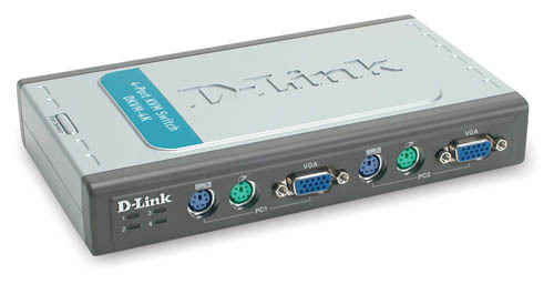 D-Link Pro Connect Switch Box Chassis 4sl commutateur écran, clavier et souris