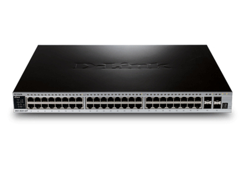 D-Link DGS-3620-52P-SI L3 Connexion Ethernet, supportant l’alimentation via ce port (PoE) 1U Noir