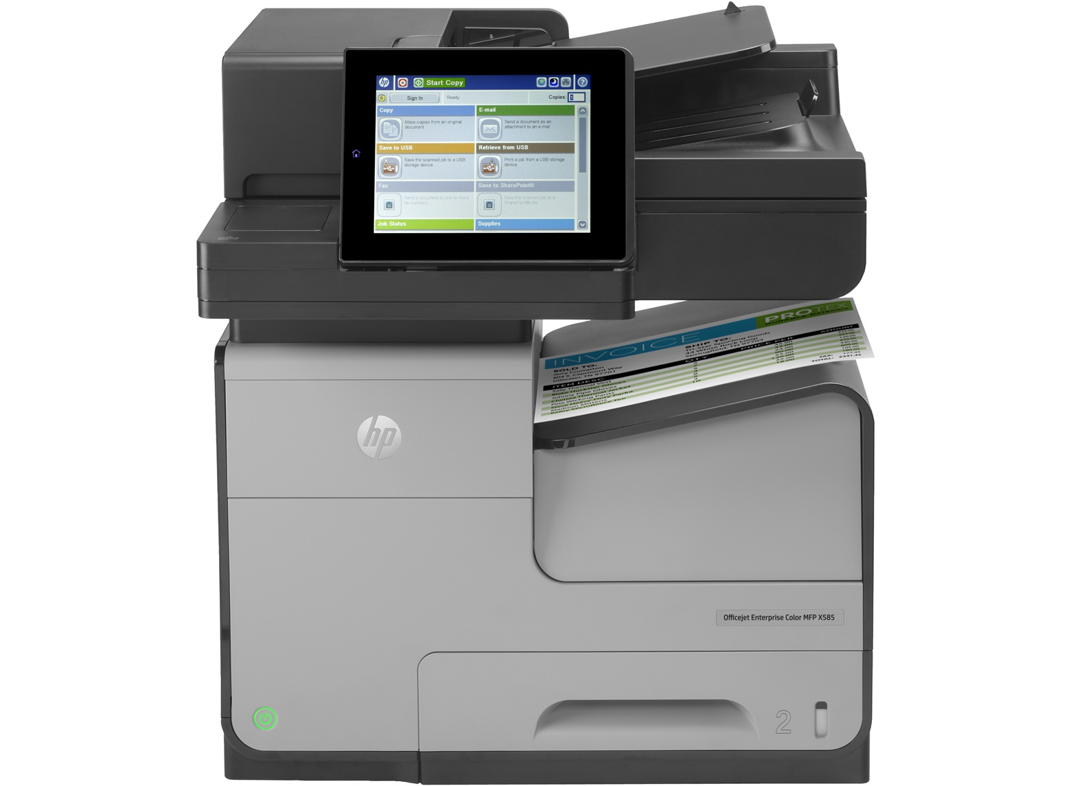 产品数据 hp officejet enterprise color mfp x585dnm 多功能一体机