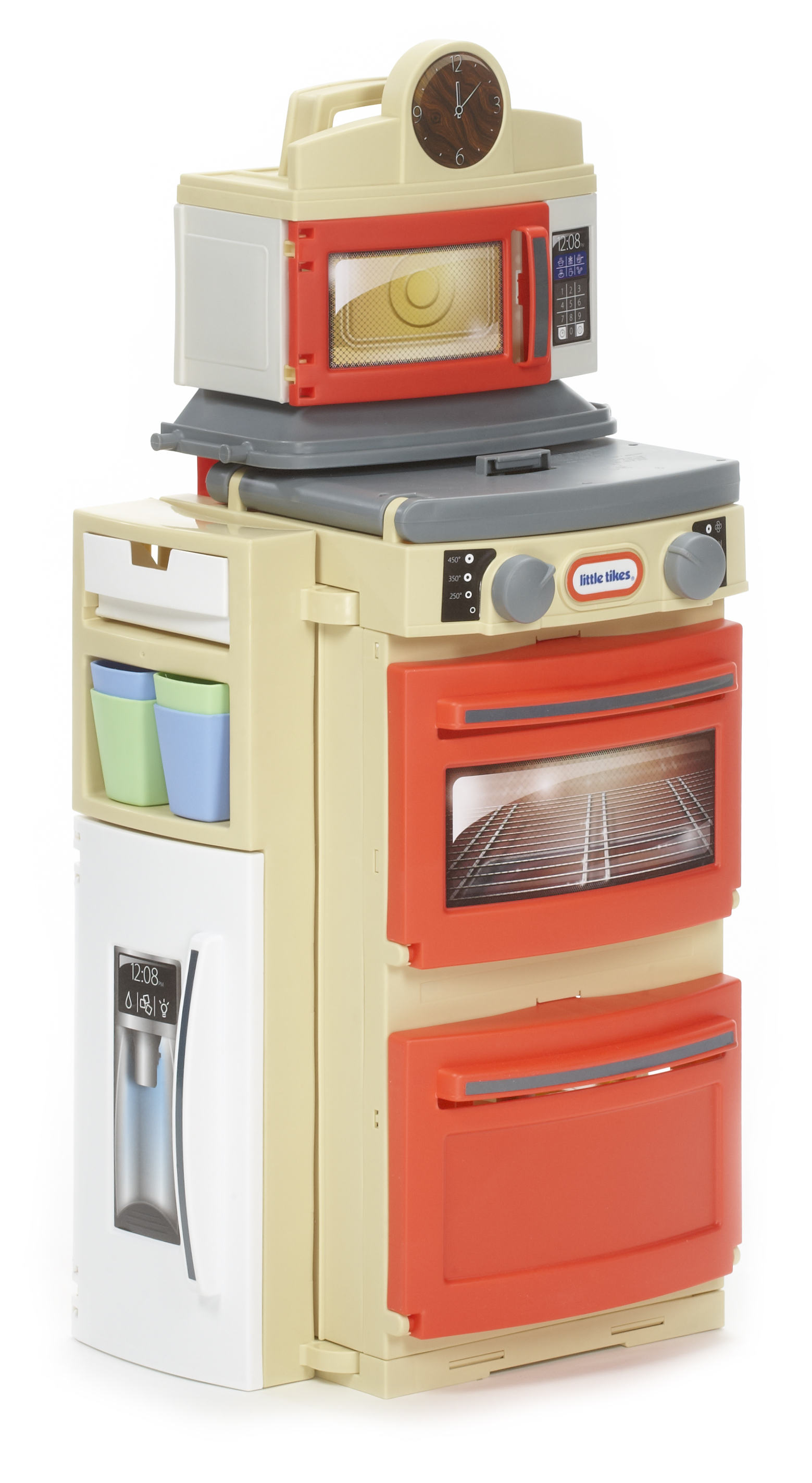 little tikes cook and store kitchen red