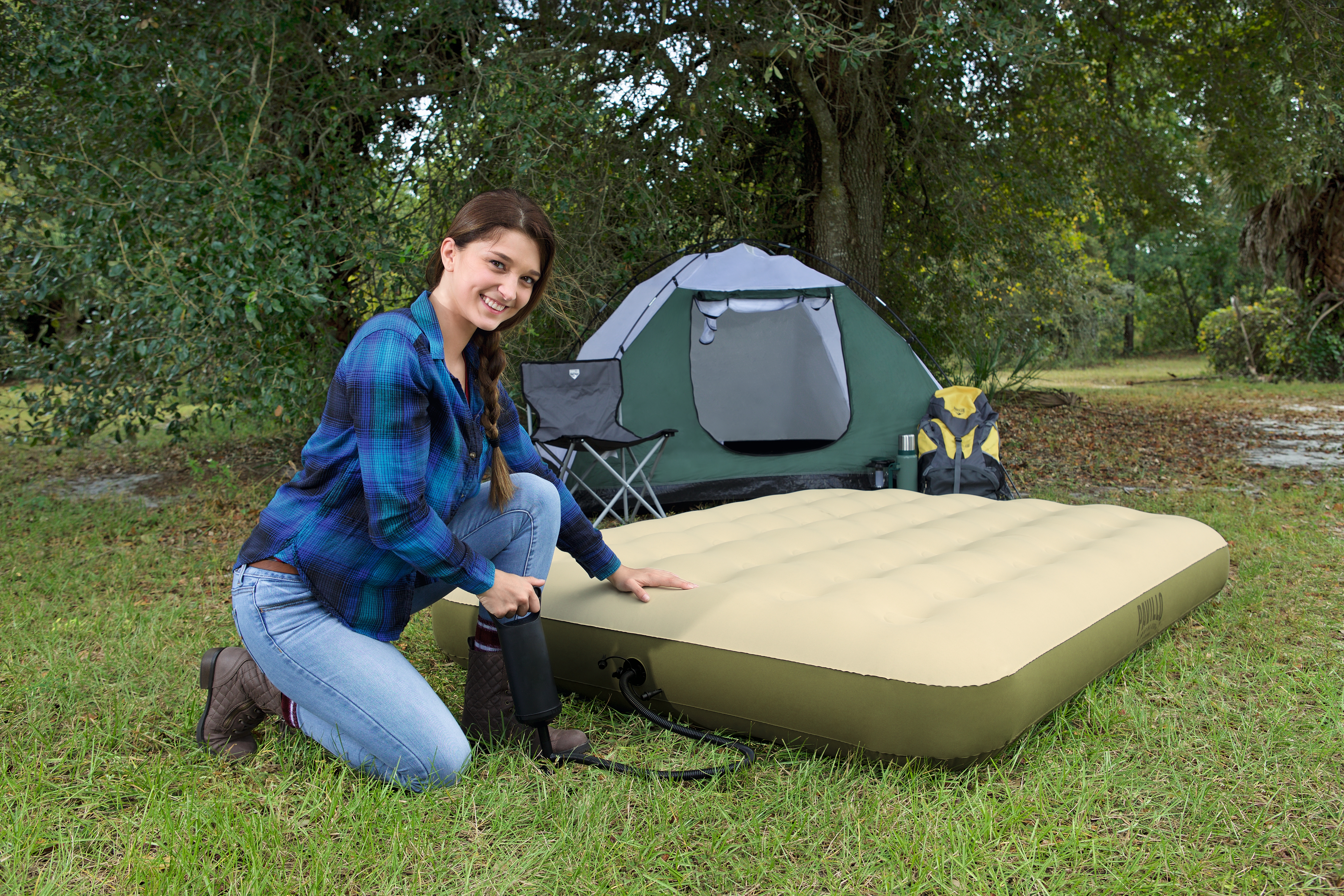 bestway pavillo camping gear матрас