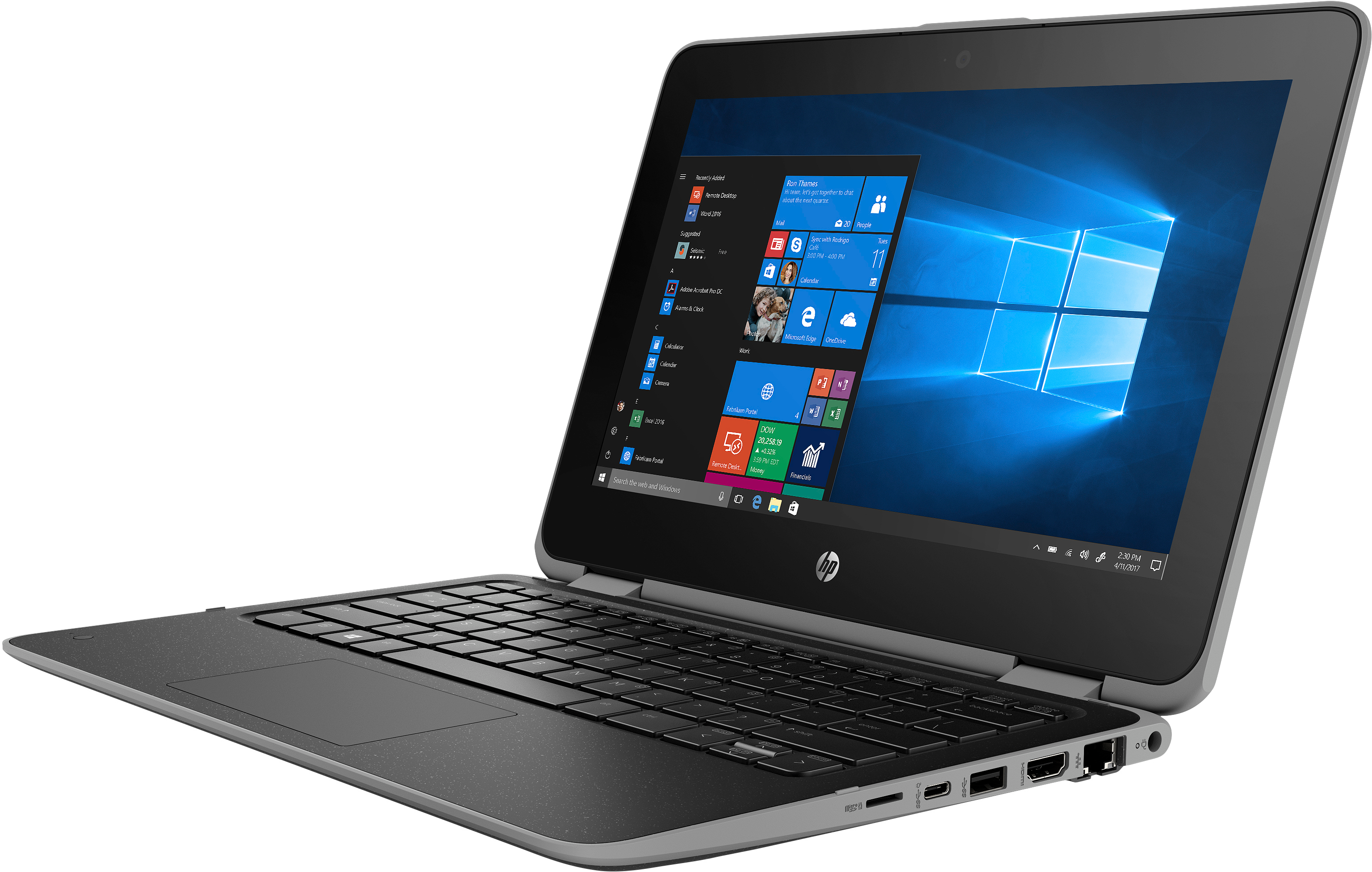 惠普probook x360 11 g3 ee 混合型(平板笔记本电脑二合一) 黑色 29.