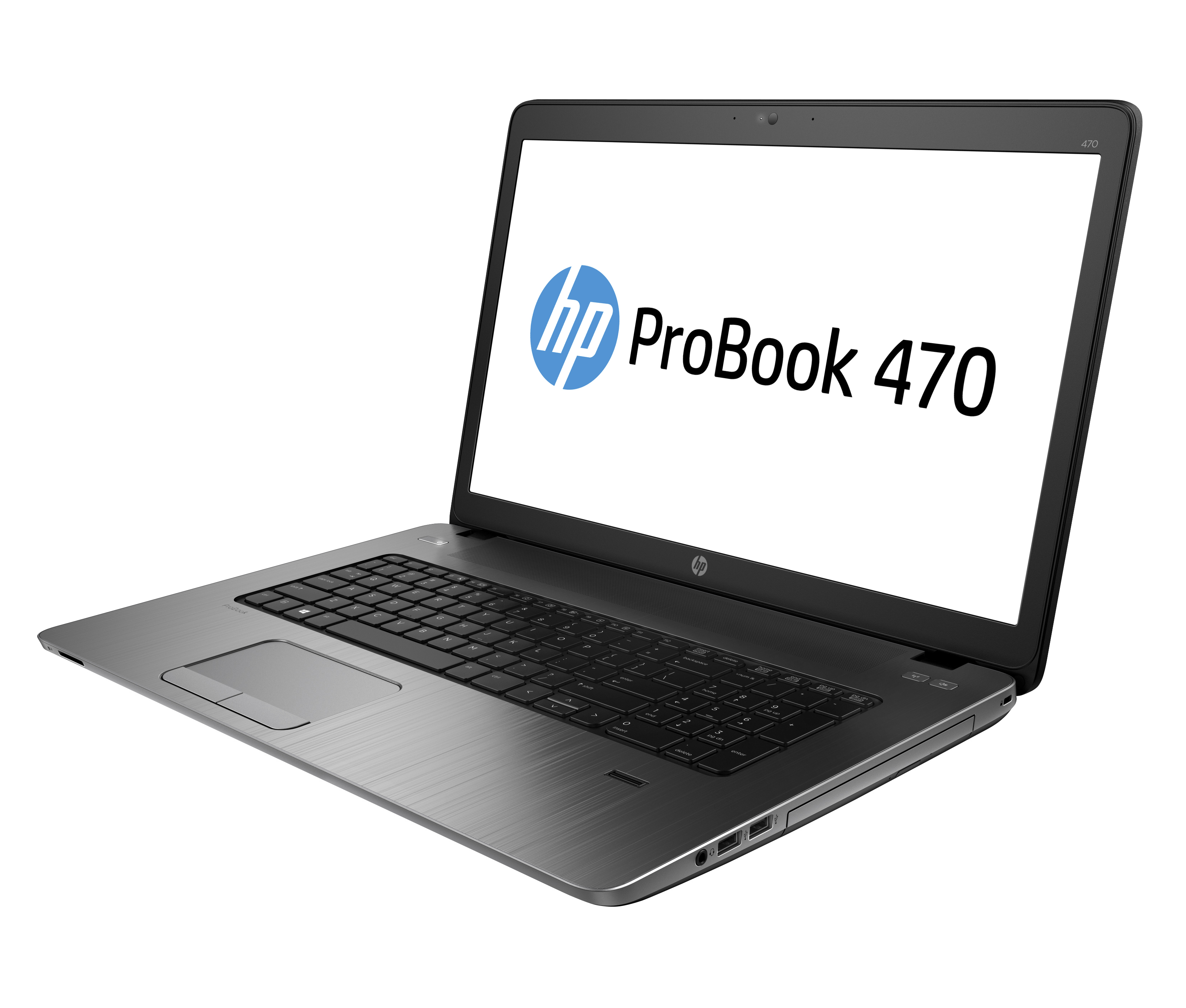 惠普probook 470 g2 黑色, 银色 笔记本 43.9 cm (17.