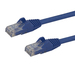 Photo STARTECH             StarTech.com Câble réseau Cat6 Gigabit UTP sans crochet de 1m - Cordon Ethernet RJ45 anti-accroc - M
