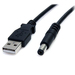 Photo STARTECH             StarTech.com Câble USB de 2 m vers connecteur annulaire de type M - Câble CC USB vers 5,5 mm 5 V