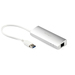 Photo STARTECH             StarTech.com Hub USB 3.0 (5Gbps) portable à 3 ports avec Gigabit Ethernet - Câble intégré - Aluminiu