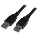 Photo STARTECH             StarTech.com Câble USB 3.0 A vers A de 3 m - M/M - Noir