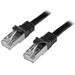Photo STARTECH             StarTech.com N6SPAT3MBK câble de réseau Noir 3 m Cat6 SF/UTP (S-FTP)