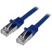 Photo STARTECH             StarTech.com N6SPAT3MBL câble de réseau Bleu 3 m Cat6 SF/UTP (S-FTP)